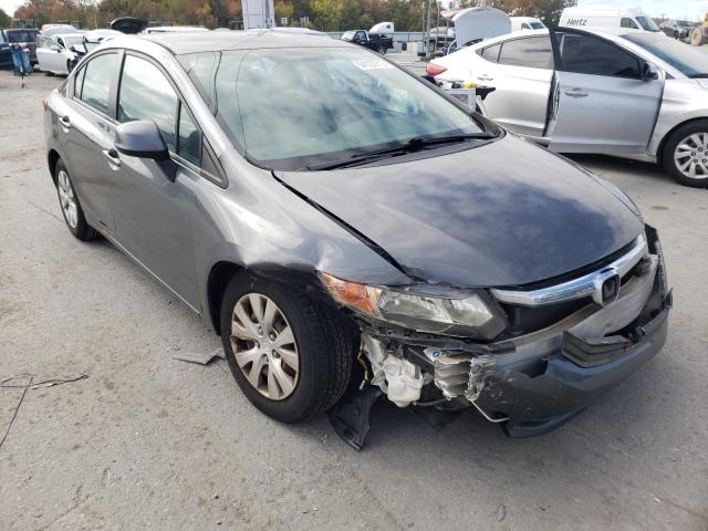 HONDA CIVIC LX 2012 with VIN 19XFB2F51CE332608 - Photo from auction