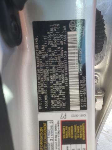 Photo 10 from auction – 2013 TOYOTA CAMRY L with VIN 4T4BF1FK8DR311049