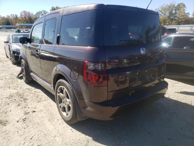 Photo 3 from auction – 2008 HONDA ELEMENT SC with VIN 5J6YH189X8L001343