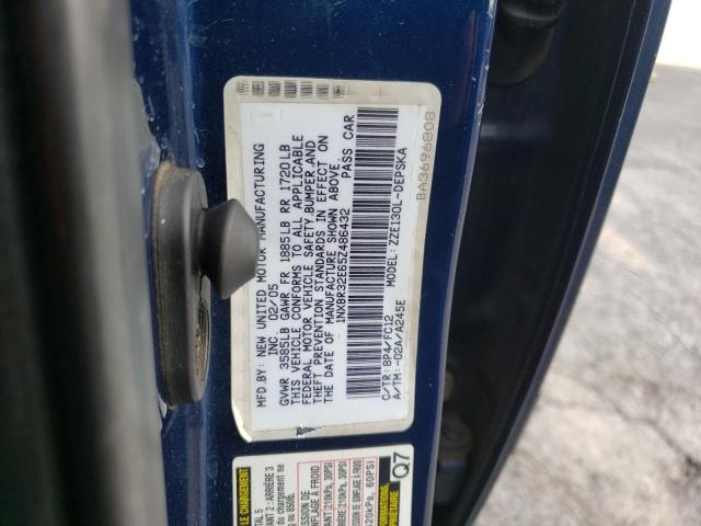 Photo 10 from auction – 2005 TOYOTA COROLLA CE with VIN 1NXBR32E65Z486432