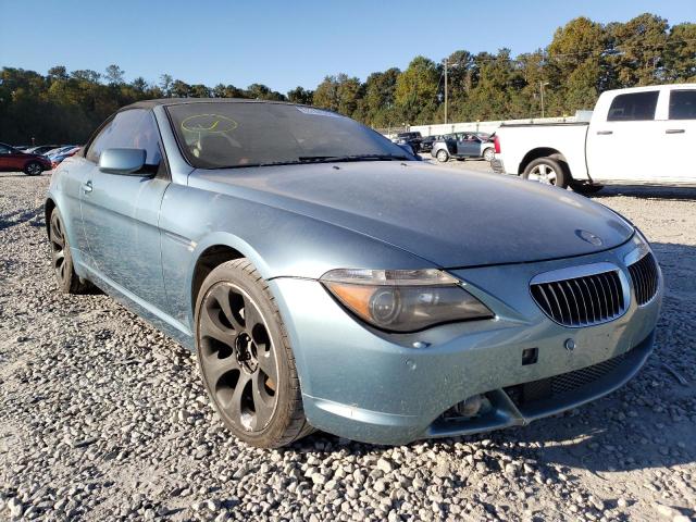 BMW 650 I 2007 with VIN WBAEK13547CN84602 - Photo from auction