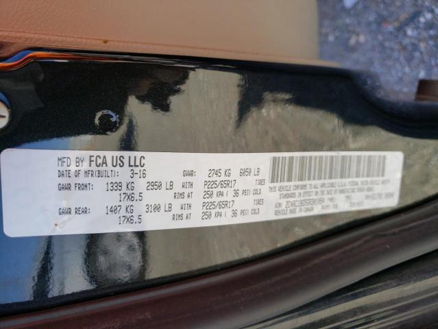 Photo 10 from auction – 2016 CHRYSLER TOWN & COU with VIN 2C4RC1BG5GR301054