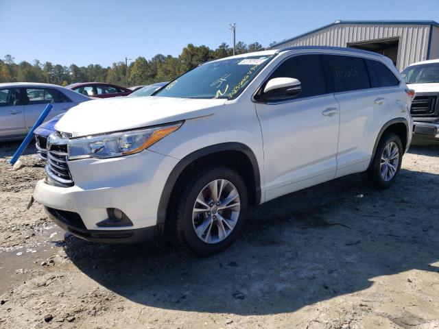 Photo 2 from auction – 2015 TOYOTA HIGHLANDER with VIN 5TDKKRFH6FS109007