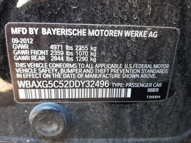 Photo 10 from auction – 2013 BMW 528 I with VIN WBAXG5C52DDY32496