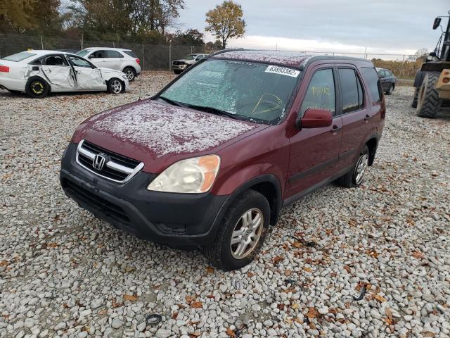 Photo 2 from auction – 2004 HONDA CR-V EX with VIN SHSRD78844U203875