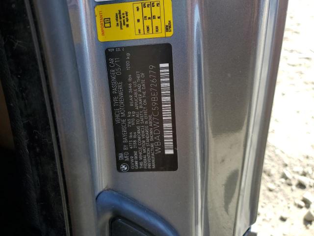 Photo 10 from auction – 2011 BMW 328 I SULE with VIN WBADW7C59BE726779