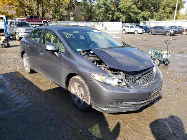 HONDA CIVIC LX 2013 with VIN 2HGFB2F55DH594803 - Photo from auction
