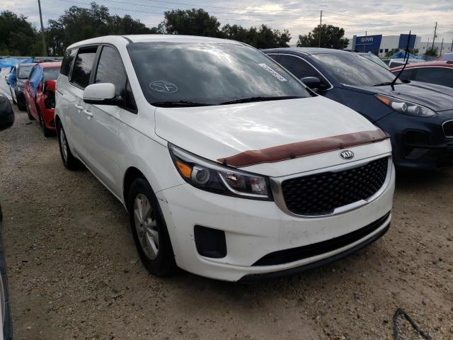 KIA SEDONA L 2016 with VIN KNDMA5C1XG6207258 - Photo from auction