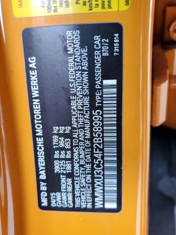 Photo 10 from auction – 2015 MINI COOPER S with VIN WMWXU3C54F2B58995