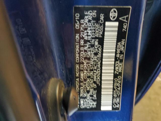 Photo 10 from auction – 2010 TOYOTA PRIUS with VIN JTDKN3DU4A0186667