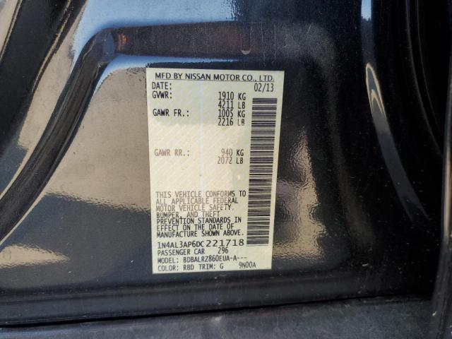 Photo 10 from auction – 2013 NISSAN ALTIMA 2.5 with VIN 1N4AL3AP6DC221718