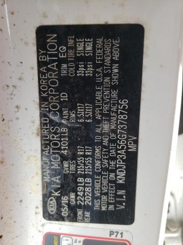 Photo 10 from auction – 2016 KIA SOUL + with VIN KNDJP3A56G7378756