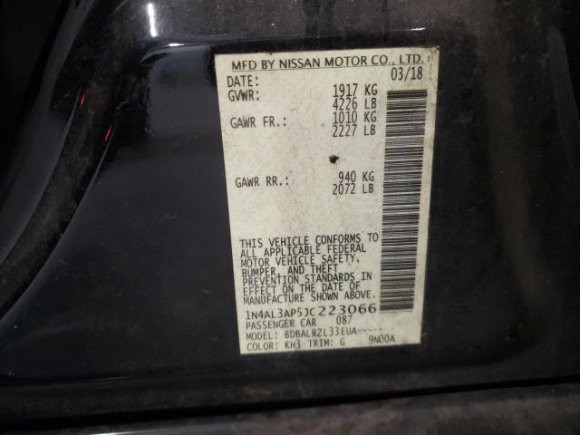 Photo 10 from auction – 2018 NISSAN ALTIMA 2.5 with VIN 1N4AL3AP5JC223066