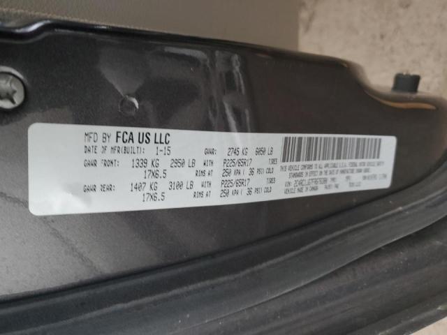 Photo 10 from auction – 2015 CHRYSLER TOWN & COU with VIN 2C4RC1JG7FR676380