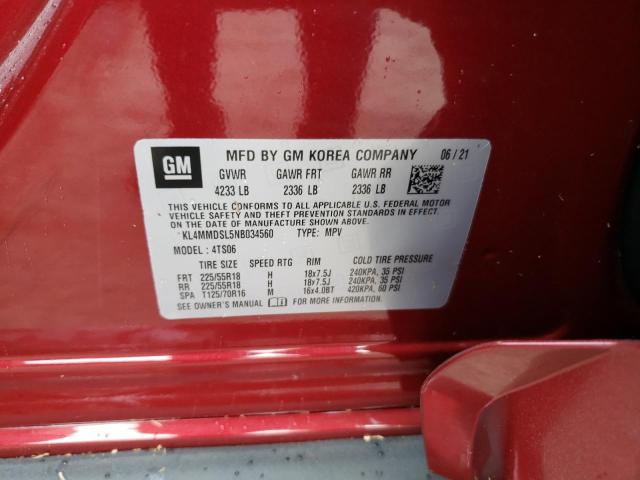Photo 10 from auction – 2022 BUICK ENCORE GX with VIN KL4MMDSL5NB034560