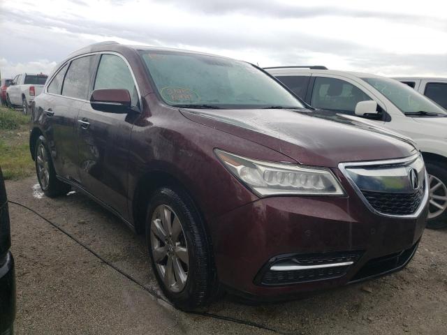 ACURA MDX ADVANC 2015 with VIN 5FRYD4H85FB015644 - Photo from auction