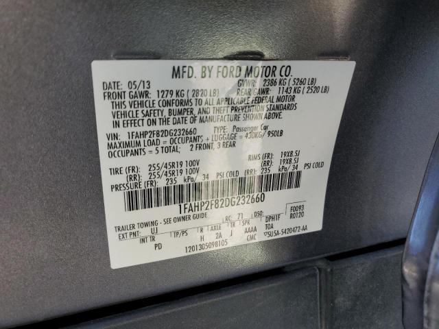 Photo 10 from auction – 2013 FORD TAURUS LIM with VIN 1FAHP2F82DG232660