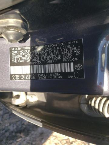 Photo 10 from auction – 2014 TOYOTA PRIUS with VIN JTDKN3DU1E0358711