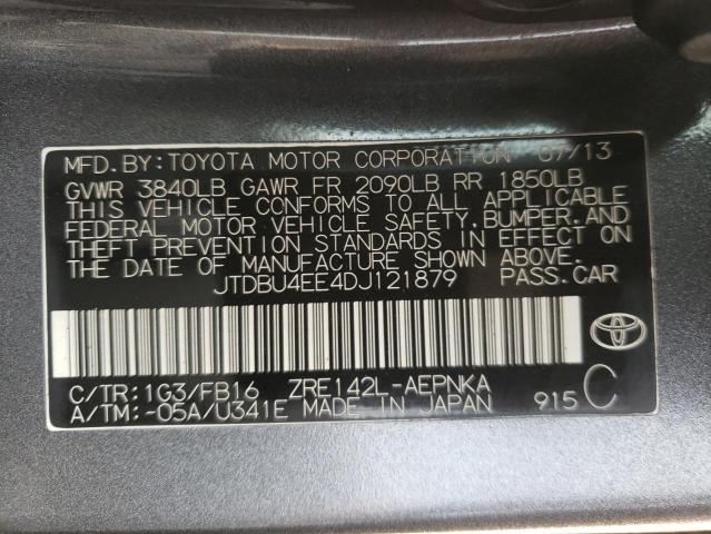 Photo 10 from auction – 2013 TOYOTA COROLLA BA with VIN JTDBU4EE4DJ121879