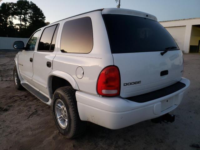 Photo 3 from auction – 2000 DODGE DURANGO with VIN 1B4HS28N4YF264479