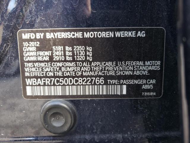 Photo 10 from auction – 2013 BMW 535 I with VIN WBAFR7C50DC822766