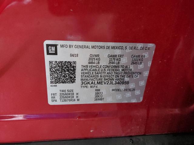 Photo 10 from auction – 2018 GMC TERRAIN SL with VIN 3GKALMEV2JL340959