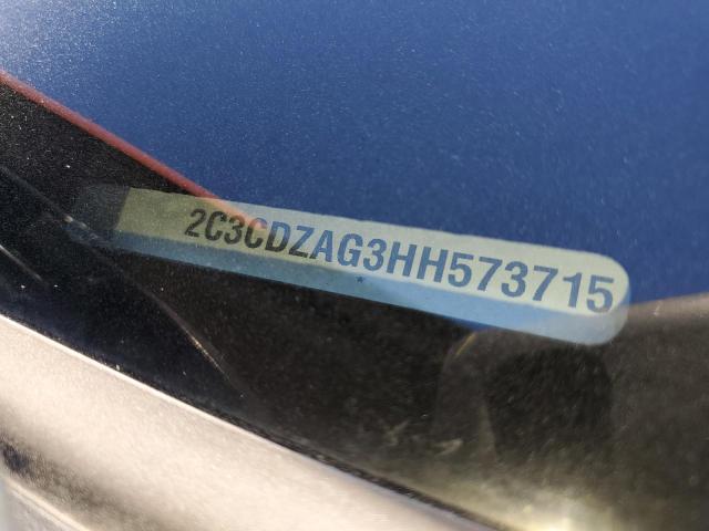 Photo 10 from auction – 2017 DODGE CHALLENGER with VIN 2C3CDZAG3HH573715