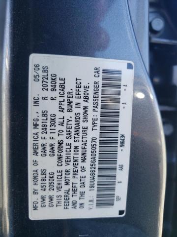 Photo 10 from auction – 2006 ACURA 3.2TL with VIN 19UUA66256A050570