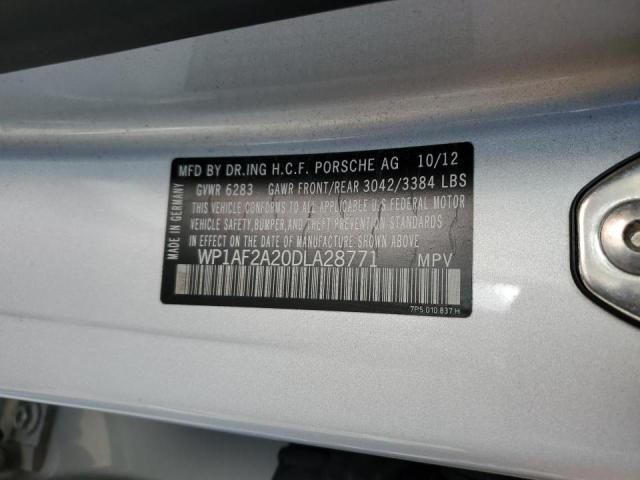 Photo 10 from auction – 2013 PORSCHE CAYENNE with VIN WP1AF2A20DLA28771