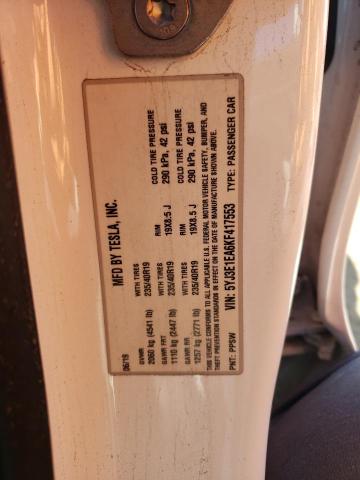 Photo 10 from auction – 2019 TESLA MODEL 3 with VIN 5YJ3E1EA6KF417553
