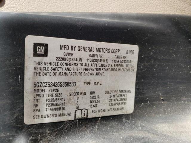 Photo 10 from auction – 2006 SATURN VUE with VIN 5GZCZ53436S856533