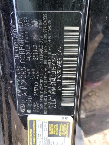 Photo 10 from auction – 2017 KIA OPTIMA HYB with VIN KNAGT4LE9H5013216
