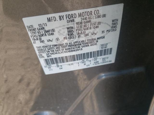 Photo 10 from auction – 2013 FORD EDGE SEL with VIN 2FMDK3JC5DBB82915