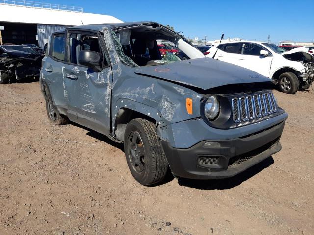 JEEP RENEGADE S 2017 with VIN ZACCJBAB1HPF93928 - Photo from auction