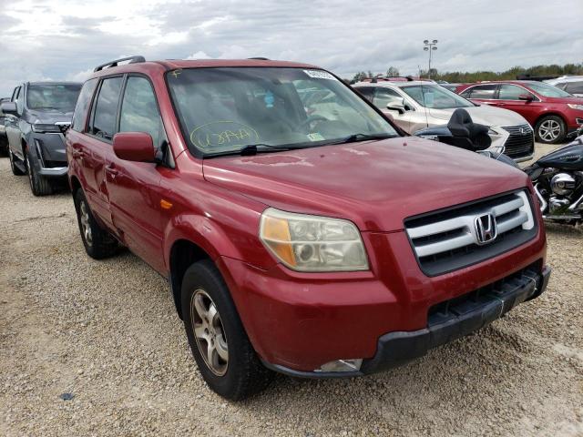 HONDA PILOT EX 2006 with VIN 5FNYF18506B008133 - Photo from auction