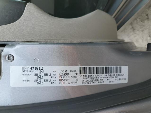 Photo 10 from auction – 2015 CHRYSLER TOWN & COU with VIN 2C4RC1BG5FR661942