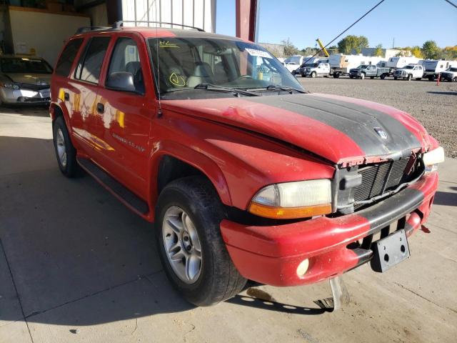 DODGE DURANGO 2001 with VIN 1B4HS28Z21F597546 - Photo from auction