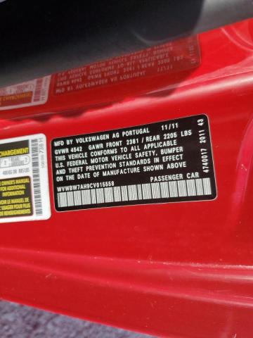 Photo 10 from auction – 2012 VOLKSWAGEN EOS KOMFOR with VIN WVWBW7AH9CV015558
