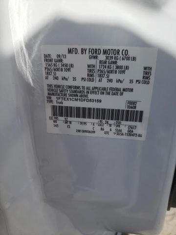 Photo 10 from auction – 2013 FORD F150 SUPER with VIN 1FTEX1CM1DFD53159