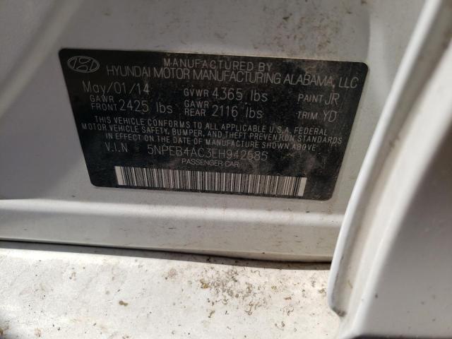 Photo 10 from auction – 2014 HYUNDAI SONATA GLS with VIN 5NPEB4AC3EH942585
