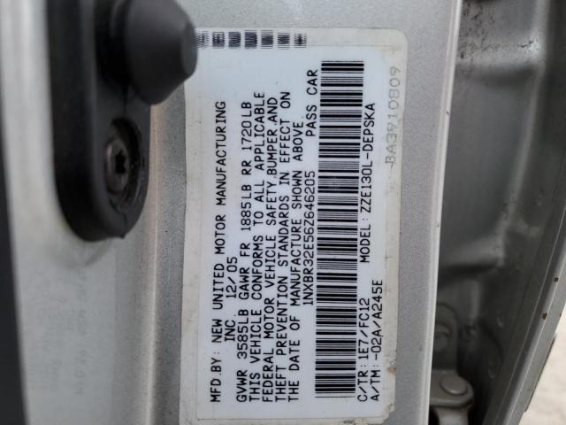 Photo 10 from auction – 2006 TOYOTA COROLLA CE with VIN 1NXBR32E56Z646205