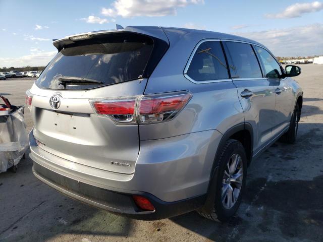 Photo 4 from auction – 2015 TOYOTA HIGHLANDER with VIN 5TDBKRFH2FS172413