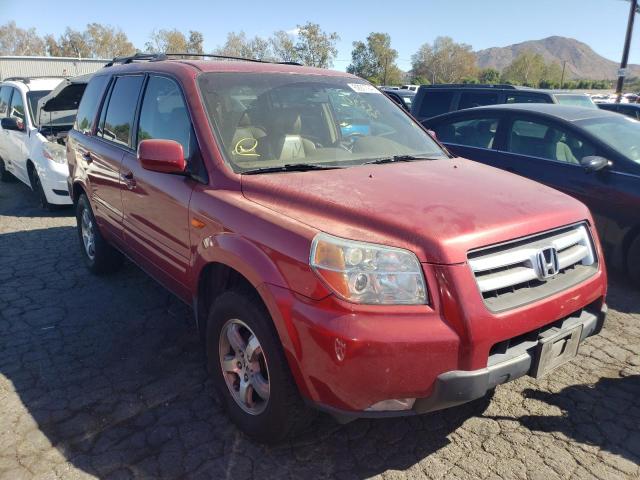 HONDA PILOT EX-L 2006 with VIN 5FNYF28506B018750 - Photo from auction