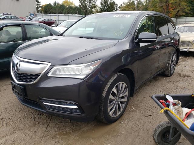 Photo 2 from auction – 2014 ACURA MDX TECHNO with VIN 5FRYD4H42EB004144