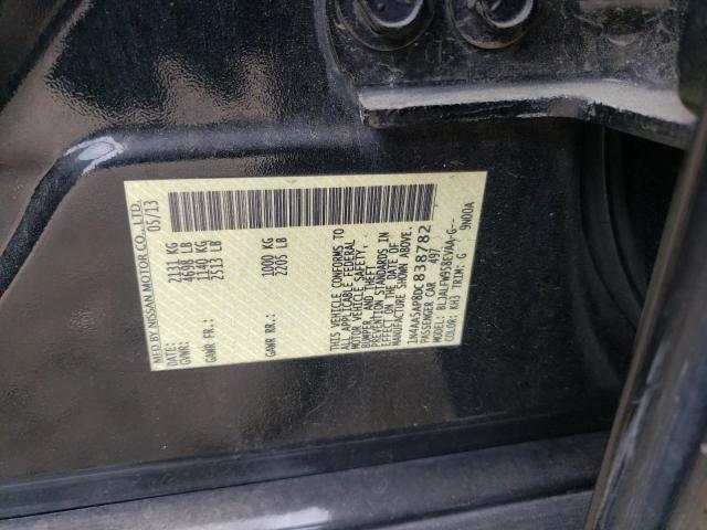 Photo 10 from auction – 2013 NISSAN MAXIMA S with VIN 1N4AA5AP8DC838782