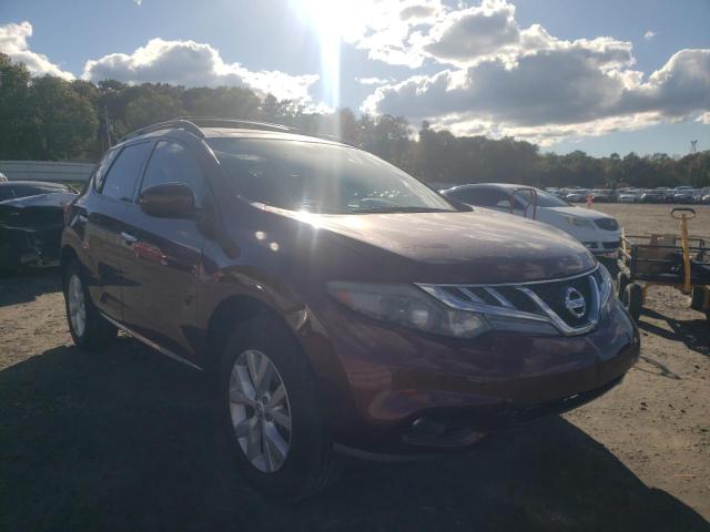 Photo 1 from auction – 2012 NISSAN MURANO S with VIN JN8AZ1MUXCW100349