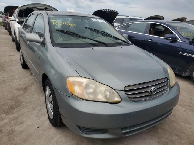TOYOTA COROLLA CE 2004 with VIN 2T1BR32E54C213806 - Photo from auction