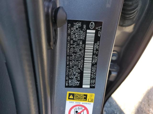 Photo 10 from auction – 2017 LEXUS CT 200 with VIN JTHKD5BH1H2280166