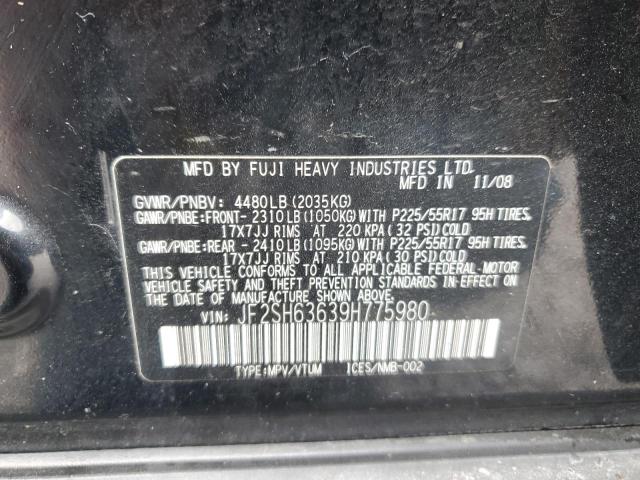 Photo 10 from auction – 2009 SUBARU FORESTER 2 with VIN JF2SH63639H775980