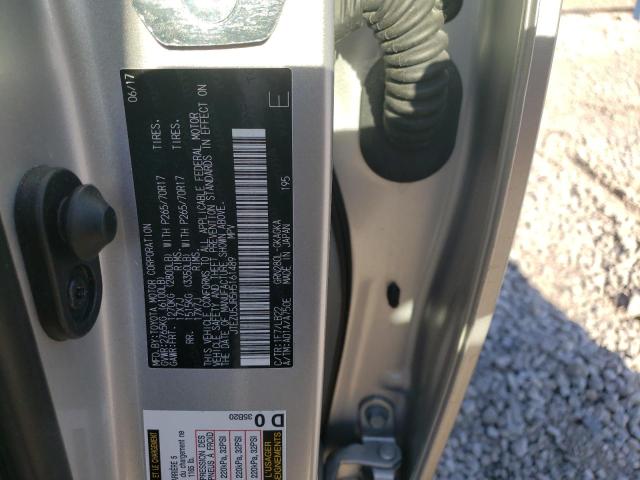 Photo 10 from auction – 2017 TOYOTA 4RUNNER SR with VIN JTEZU5JR5H5161489